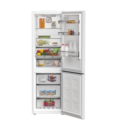 Холодильник Whirlpool з нижн. мороз., 186.5x60х66.3, холод.відд.-210л, мороз.відд.-104л, 2дв., А++, NF, інв., дисплей, зона нуль