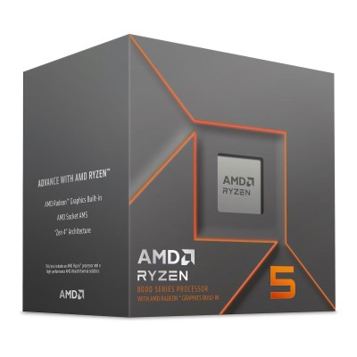 Центральний процесор AMD Ryzen 5 8500G 6C/12T 3.5/5.0GHz Boost 16Mb Radeon Graphics AM5 65W Wraith Stealth cooler Box