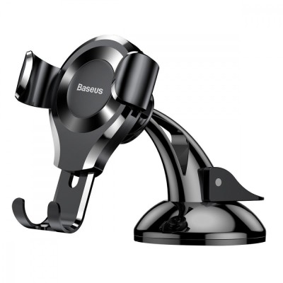 Автомобільний тримач Baseus Osculum Type Gravity Car Mount black