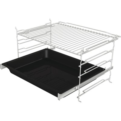 Духова шафа Gorenje електрична, 77л, A+, дисплей, IconLed, піроліз, готув. на різн рівнях, чорний