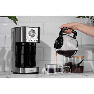 Кавоварка Ardesto крапельна Steel Collection1.5л, мелена, сріблястий (FCM-D3200) Кавоварка Ardesto крапельна Steel Collection1.5л, мелена, сріблястий (FCM-D3200)