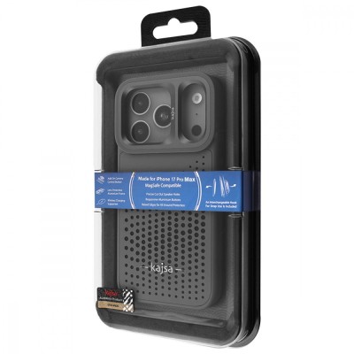 Чохол Kajsa Circle with Magnetic Ring iPhone 17 Pro Max black