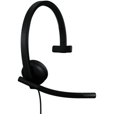 Гарнітура з вбудованим мікрофоном LOGITECH H570e Corded Mono USB Headset (Teams version) - BLACK - EMEA28-935 - USB-C