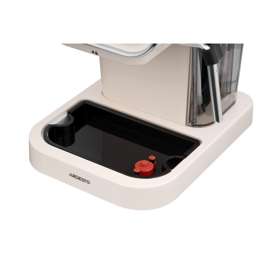 Кавоварка Ardesto ріжкова Vintage Dream 1.2л, мелена, ручний капучинатор, підігрів чашок, бежевий (FCM-E15BG) Кавоварка Ardesto ріжкова Vintage Dream 1.2л, мелена, ручний капучинатор, підігрів чашок, бежевий (FCM-E15BG)
