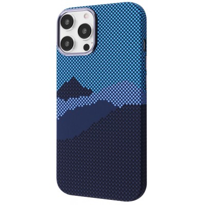 Чохол WAVE Gleam Case with Magnetic Ring iPhone 14 Pro Max blue mountain