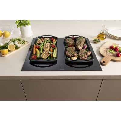 Варильна поверхня Gorenje індукційна, 60см, PowerBoost, TouchControl, Wi-Fi, збільшена площа приготування, чорний