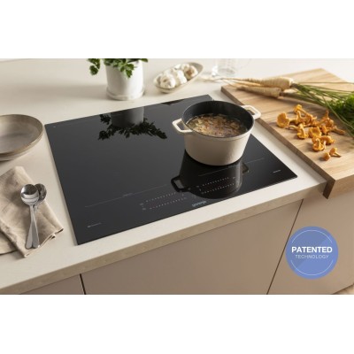 Варильна поверхня Gorenje індукційна, 60см, PowerBoost, TouchControl, Wi-Fi, збільшена площа приготування, чорний
