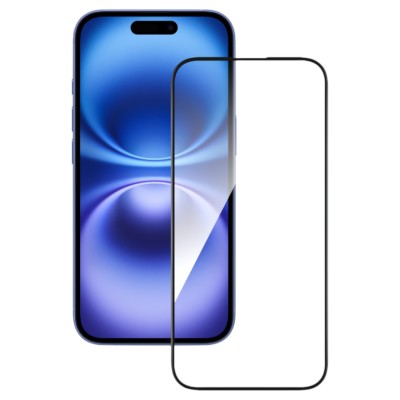 Захисне скло iPhone 16 Full Coverage Black