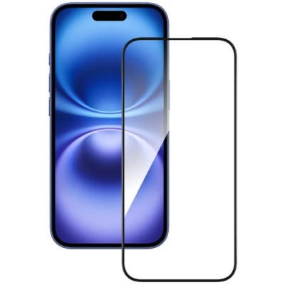 Захисне скло iPhone 16 Plus Full Coverage Black