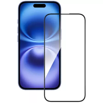 Захисне скло iPhone 16 Plus Full Coverage Black