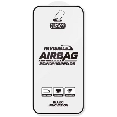 Захисне скло iPhone 17 Pro Max Blueo 3D Invisible Airbag Anti-broken Чорний