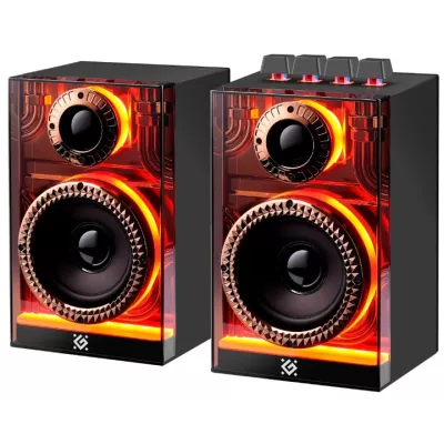 Комп.Акустика DEFENDER Futuro, 20Вт Bluetooth/USB/TF/AUX, LED, чорна (65087)