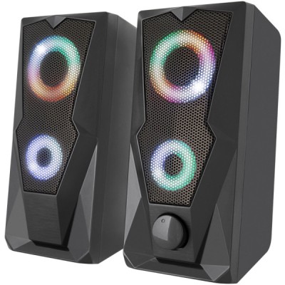 Комп.Акустика YENKEE YSP 2003RGB USB Speaker PC 2.0 з підсвіткою Чорний