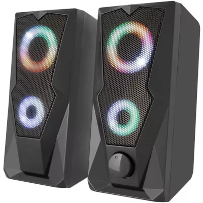 Комп.Акустика YENKEE YSP 2003RGB USB Speaker PC 2.0 з підсвіткою Чорний