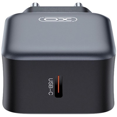 мережева зарядка XO L153 - 20W PD Single port USB-C (Чорна)