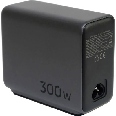 Мережевий Зарядний пристрій UGREEN CD333 USB-A+4xUSB-C 300W Desktop Fast Charger (90903B) Black