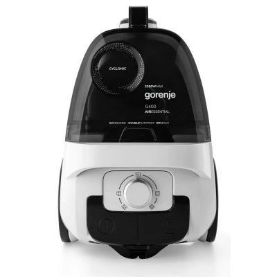 Пилосос Gorenje контейнерний, 800Вт, конт пил -3.3л, HEPA, телескоп трубка, сенсорне упр, білий