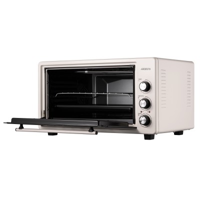 Піч електрична ARDESTO, 50л, 1600Вт, механіч., конвекція, подвійне скло, бежевий (MEO-S50FBG)
