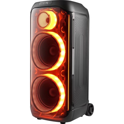 Портативна акустика DEFENDER (65133) Boomer 130 120Вт, BT/FM/TF/USB/MIC/Light, black