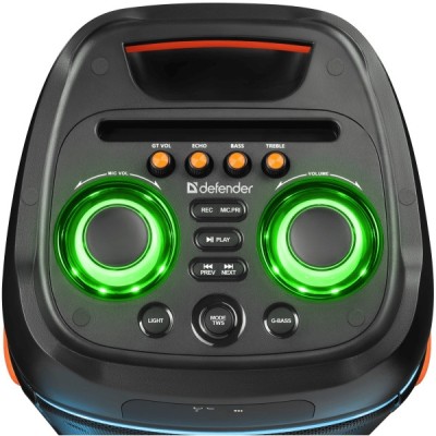 Портативна акустика DEFENDER (65201) Boomer 200 200Вт, BT/FM/TF/USB/MIC/AUX/GT, black