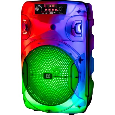 Портативна акустика DEFENDER (65412) Boomer 12 15Вт, Light/BT/FM/USB/LED/AUX