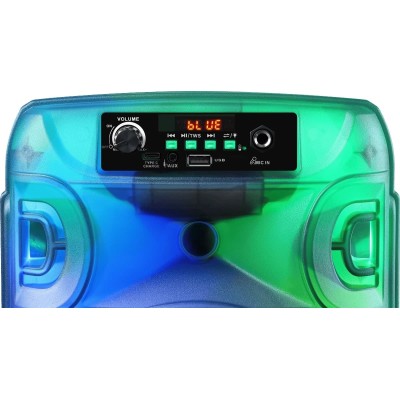 Портативна акустика DEFENDER (65412) Boomer 12 15Вт, Light/BT/FM/USB/LED/AUX