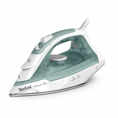 Праска Tefal Virtuo 30, 2000Вт, 240мл, паровий удар -120гр, постійна пара - 27гр, керам. підошва, біло-зелений (FV2C42E0)