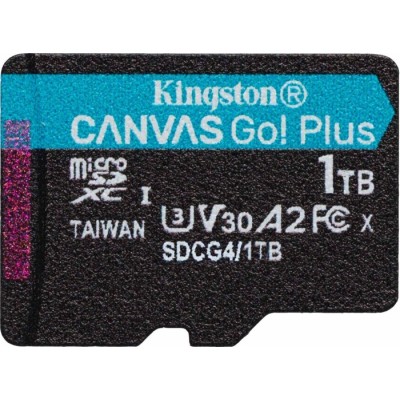 Карта пам'яті Kingston MicroSDXC 1TB Canvas Go Plus Gen4 200MB/s A2 U3 V30 (SDCG4/1TBSP)