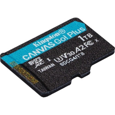 Карта пам'яті Kingston MicroSDXC 1TB Canvas Go Plus Gen4 200MB/s A2 U3 V30 (SDCG4/1TBSP)