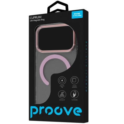 Чохол Proove Cuprum Case with Magnetic Ring iPhone 17 Pro pink