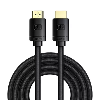 Кабель Baseus High Definition Series HDMI 8K To HDMI 8K Adapter Cable 3m (CAKGQ-L01) Black