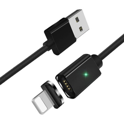 Кабель ESSAGER Magic Power Magnetic USB Cable Lightning (EXCCXL-ML01) Black