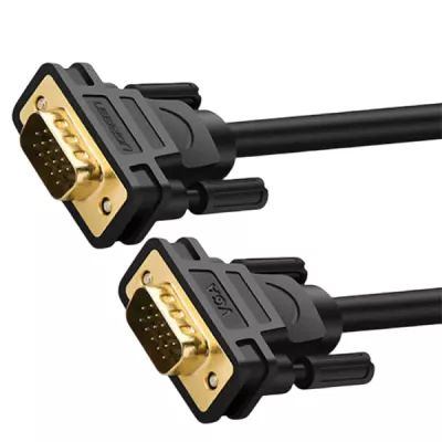 Кабель UGREEN VG101 VGA Male To Male Cable 3m (11631) Black