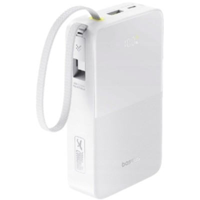 Портативна батарея Baseus 20000mAh 22,5W EnerFill FC51 Bipow2 Pro (E0027700) White