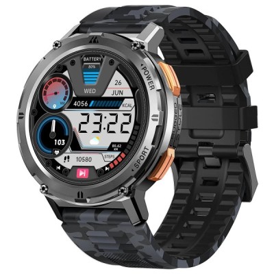 Змінний ремінець KOSPET CAMO GREY/BLACK 22MM