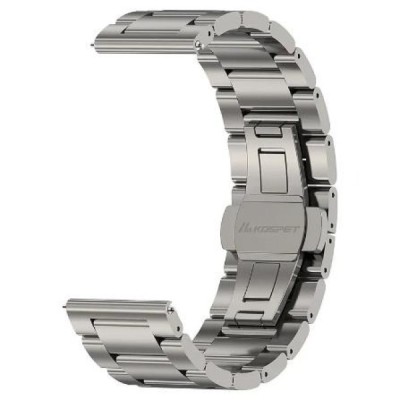 Змінний ремінець KOSPET STAINLESS STEEL SILVER model M 22MM