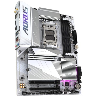 Материнська плата GIGABYTE B650E A ELITE X ICE sAM5 B650 4xDDR5 M.2 HDMI DP Wi-Fi BT mATX (B650E_A_ELITE_X_ICE)