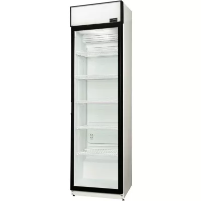 Холодильна вітрина Snaige, 202.5x60х60, 385л, полок - 5, зон - 1, бут-224, 1дв., ST, банер, білий