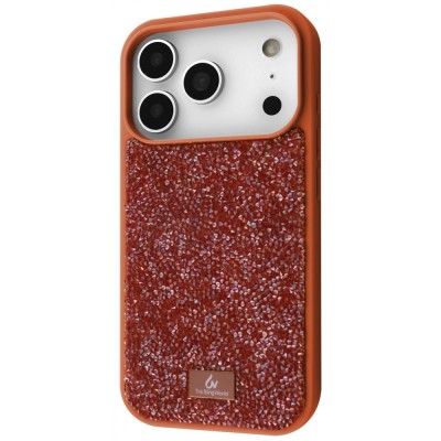 Чохол Bling World Rock Diamond (TPU) iPhone 17 Pro Max orange
