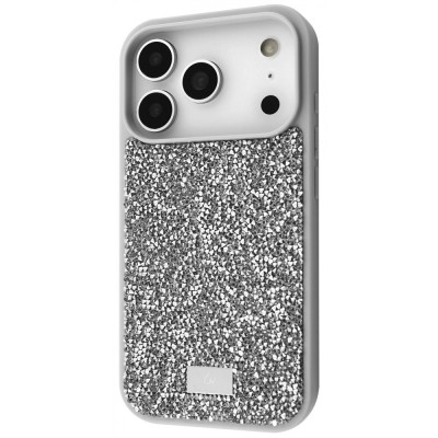 Чохол Bling World Rock Diamond (TPU) iPhone 17 Pro Max silver