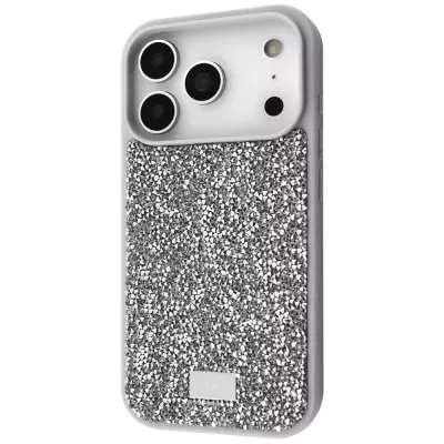 Чохол Bling World Rock Diamond (TPU) iPhone 17 Pro Max silver