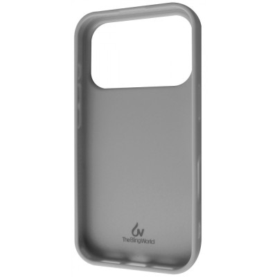 Чохол Bling World Rock Diamond (TPU) iPhone 17 Pro Max silver