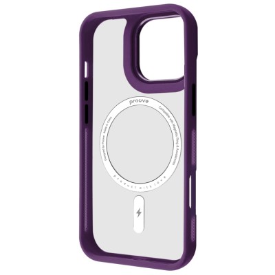Чохол Proove Clear Essence Case with Magnetic Ring iPhone 16 Pro deep purple