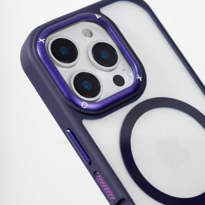 Чохол Proove Clear Essence Case with Magnetic Ring iPhone 16 Pro deep purple
