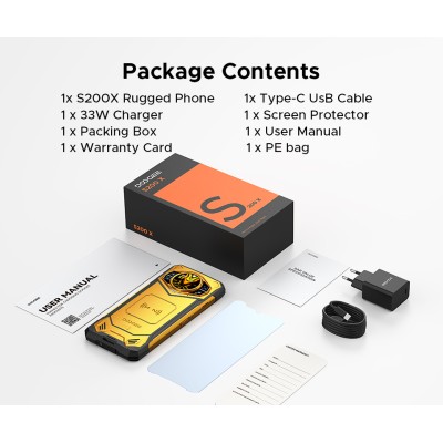 Смартфон Doogee S200X 6.72" 12/512Gb Black