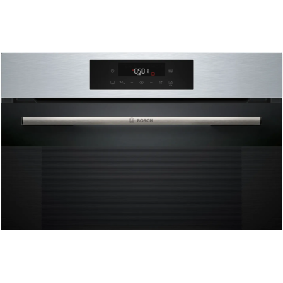 Духова шафа Bosch електрична, 76л, A, дисплей, конвекція, телескопічні направляючі (2 рівня), soft closing, нержавіюча сталь