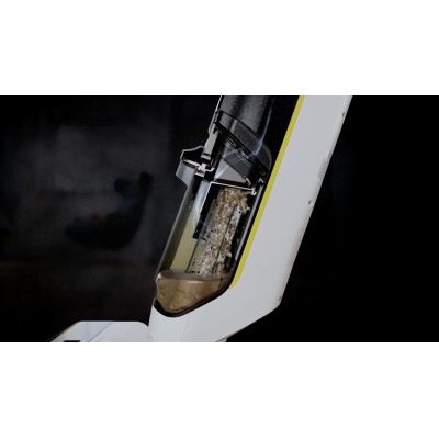 Пилосос Karcher безпровідний FCV 3, 160Вт, конт пил -0.45л, вода -0.8л, автон. робота до 30хв, вага-3.7кг, 3в1, білий