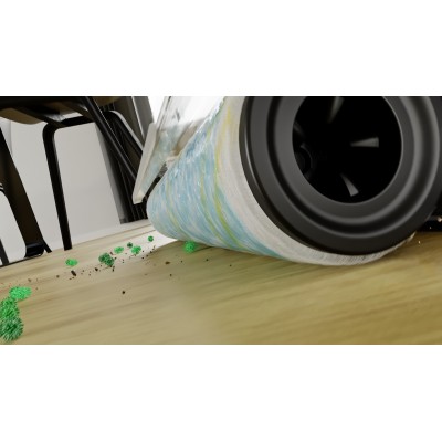 Пилосос Karcher безпровідний FCV 3, 160Вт, конт пил -0.45л, вода -0.8л, автон. робота до 30хв, вага-3.7кг, 3в1, білий