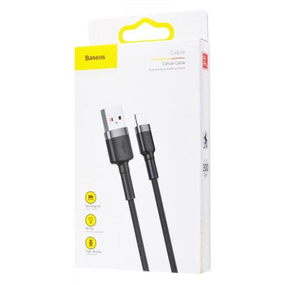 Кабель Baseus Cafule Lightning Cable 2A (3m) (CALKLF-R09) red