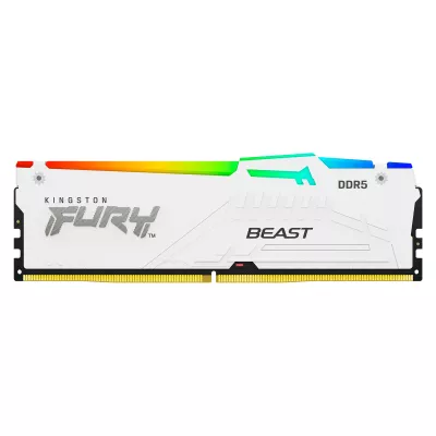 Оперативна пам'ять Kingston DDR5 32GB 6000 FURY Beast RGB EXPO Білий (KF560C36BWEA-32)